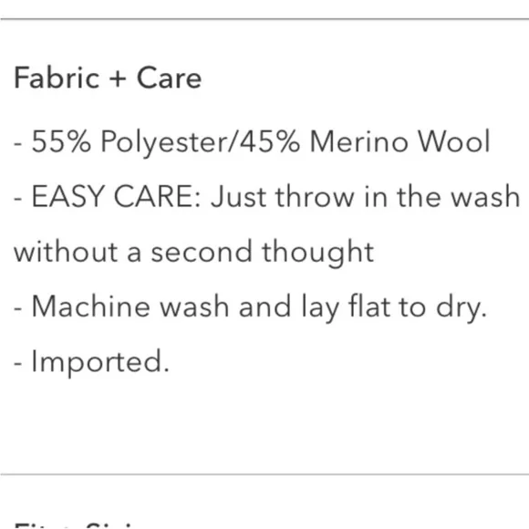 NWT ATHLETA Hanover V-Neck Black Ribbed Sweater-Size XS - Picture 10 of 11